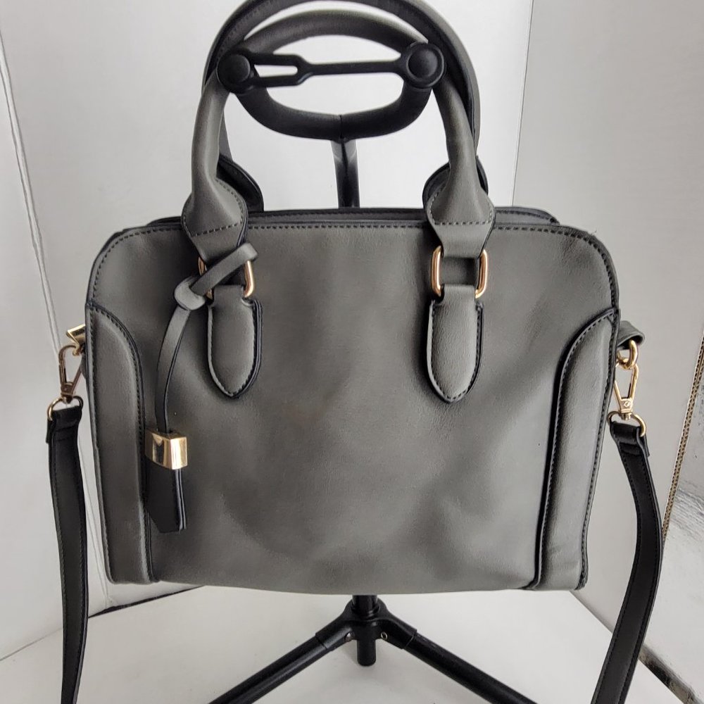 Unbranded Mini Satchel Bag Dark Gray View 3